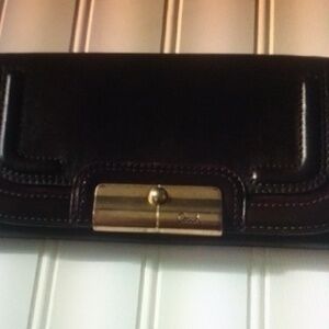 Coach purple plum wallet